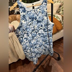 Abercrombie Floral Blue Dress